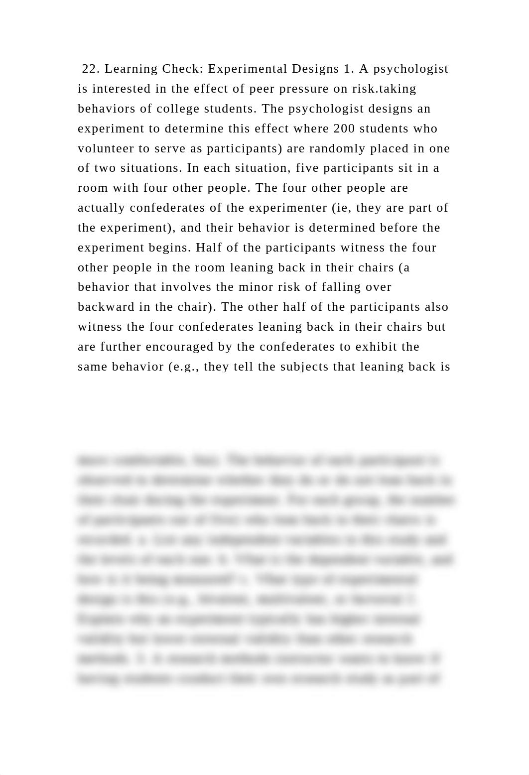 22. Learning Check Experimental Designs 1. A psychologist is interes.docx_dx665480paz_page3