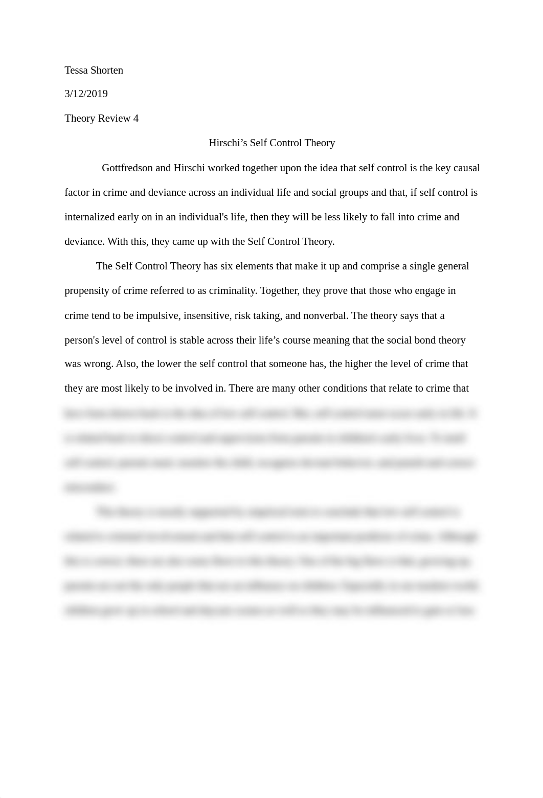 Theory Review 4 - Hirschi's Self Control Theory_dx682ipwea6_page1