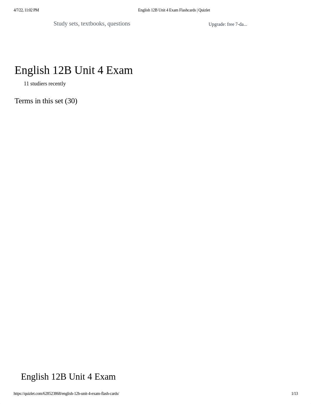 English 12B Unit 4 Exam Flashcards _ Quizlet.pdf_dx6lte5yeni_page1