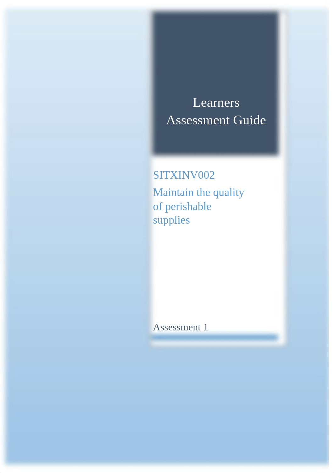 SITXINV002_Maintain the quality of perishable items_ Assessment_1_Jan_2020.docx_dx6sifiqctr_page1