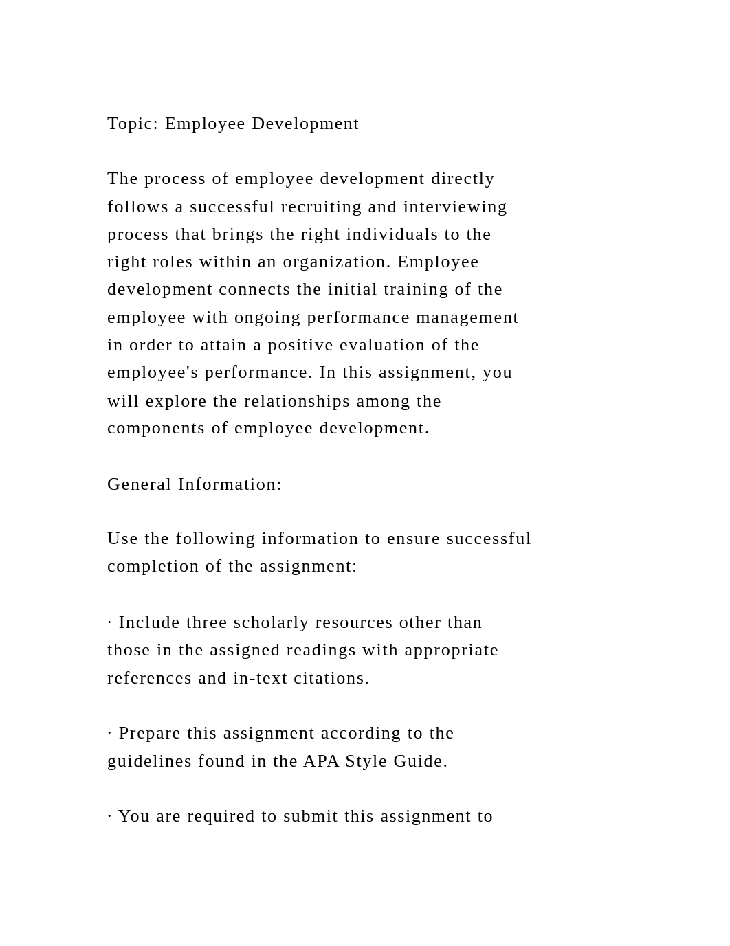 Topic Employee DevelopmentThe process of employee development d.docx_dx6t97n879n_page2