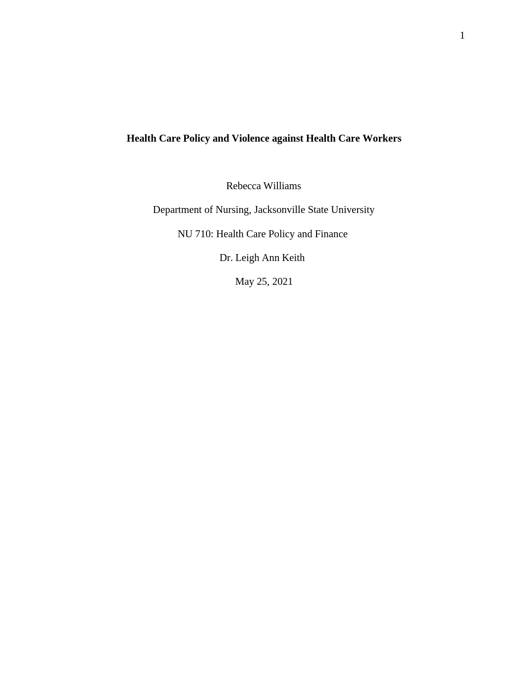 nu 710 module 1a Healthcare Policy and the COVID.edited.edited.docx_dx6t9juuzzz_page1