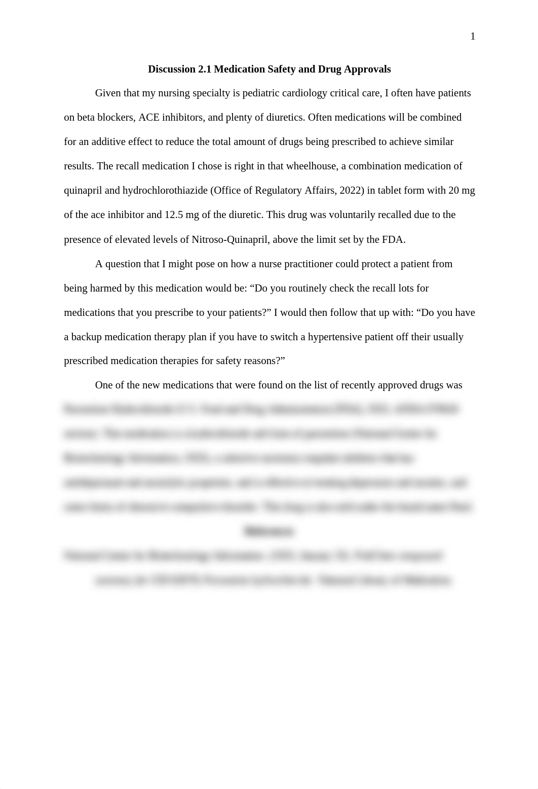 Discussion 2.1 Medication Safety and Drug Approvals.docx_dx6wlin6t2u_page1