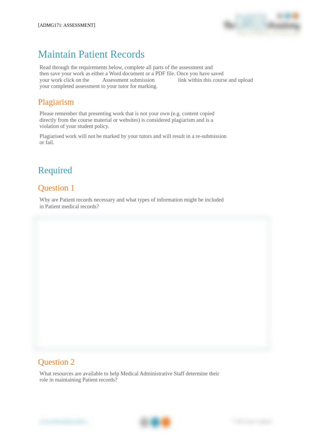 ADMG171 - Assessment Maintain Patient Records v3 (1).docx_dx6ynwgax1k_page1