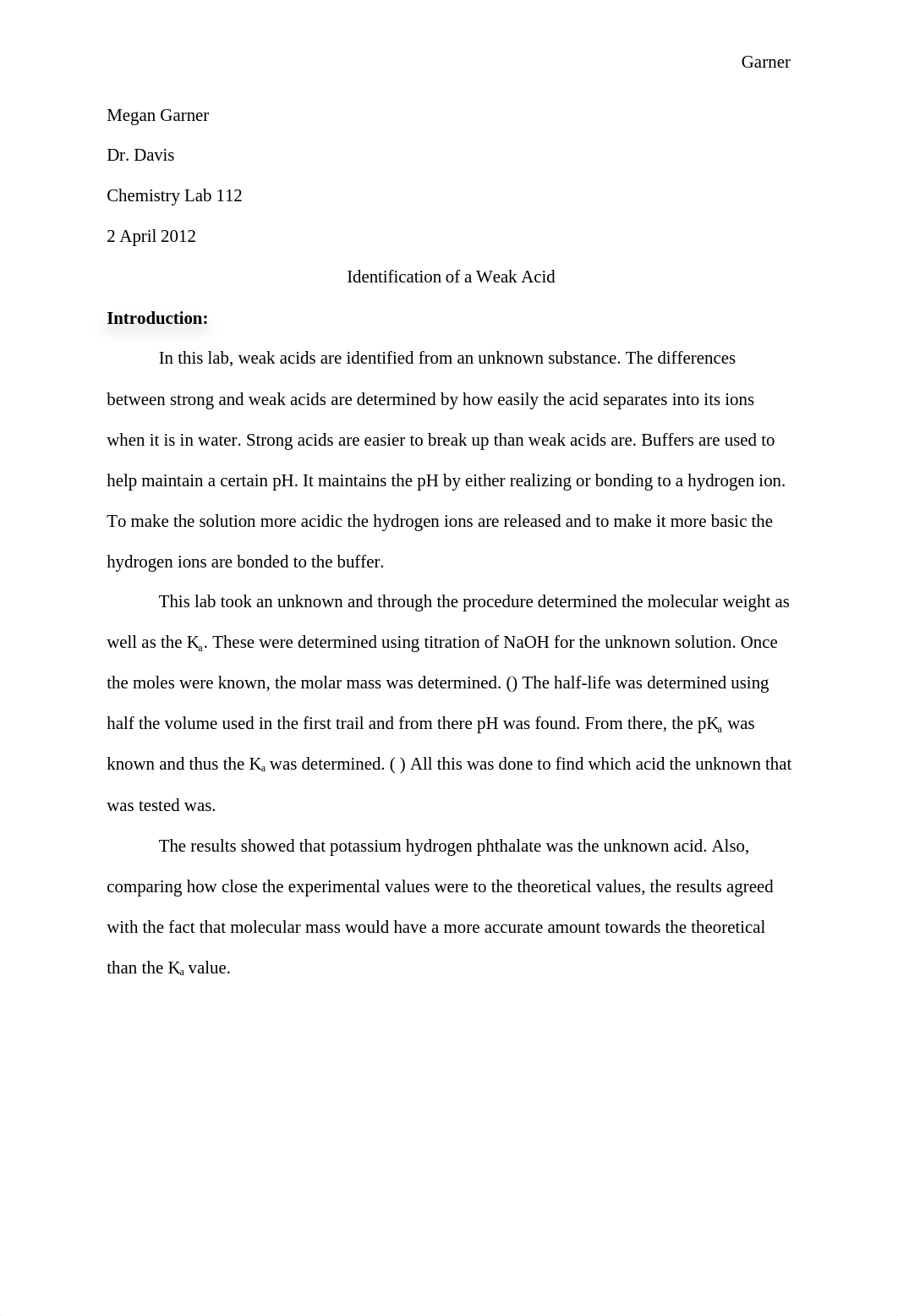 Lab 6 Identification of a Weak Acid_dx72z3ba2ge_page1