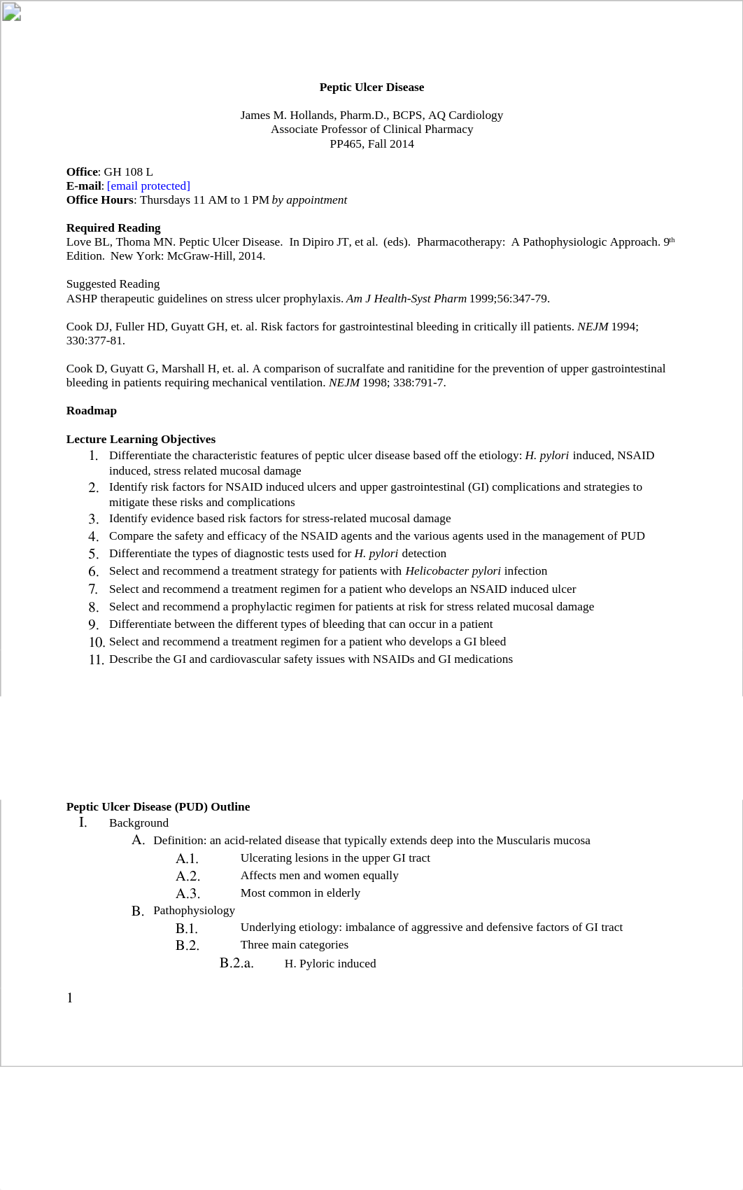 Peptic Ulcer Disease - Handout 2014-09-06_dx73cd5zsxd_page1