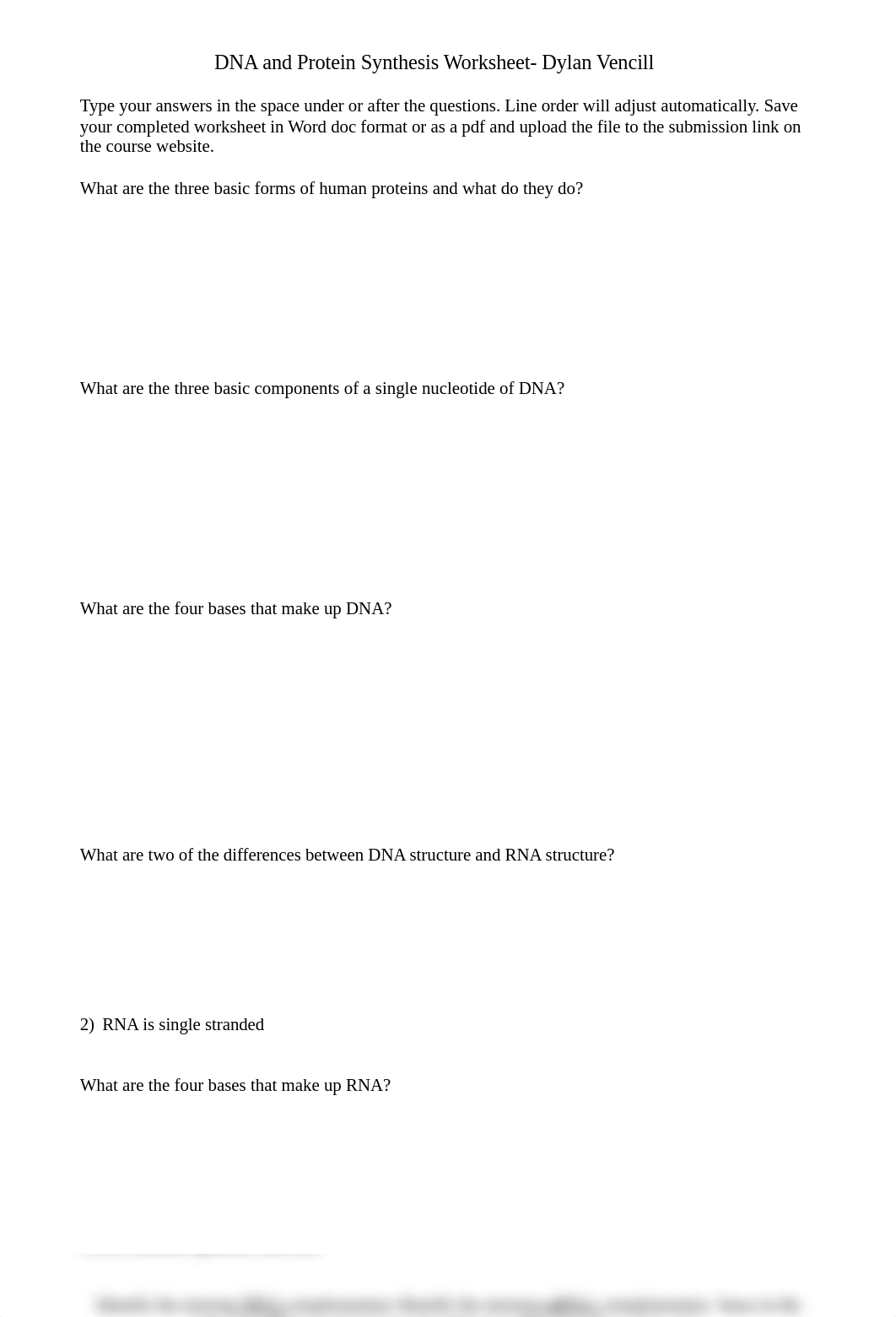 3-DNA Protein Synthesis Mitosis Meiosis Worksheet (1).pdf_dx7lm44ktq6_page1