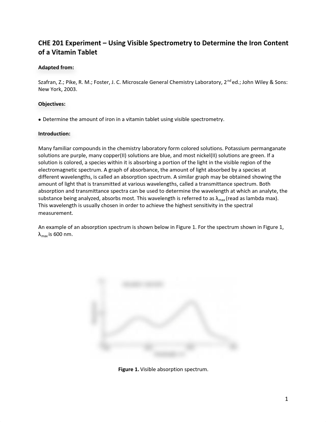 Iron Content in a Vitamin Tablet Lab.pdf_dx7mjvodayr_page1