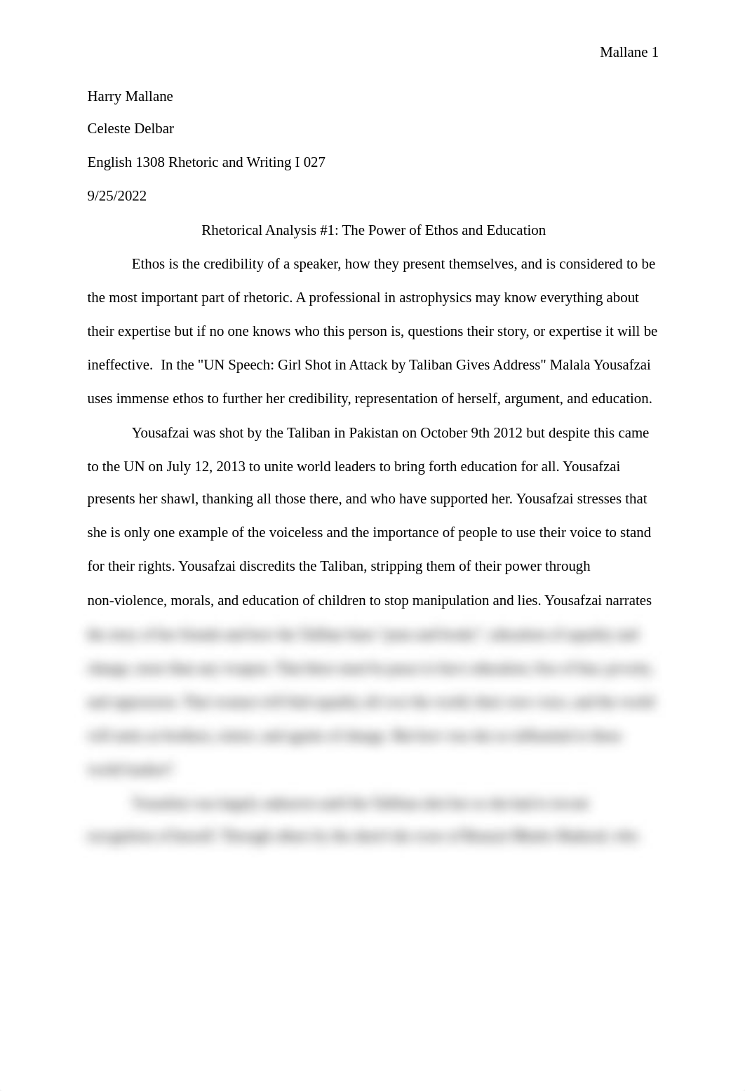 Harrison Mallane - Rhetorical Analysis #1_  Anyalsis of One Appeal _UN Speech_ Girl Shot in Attack b_dx85bm79kqn_page1