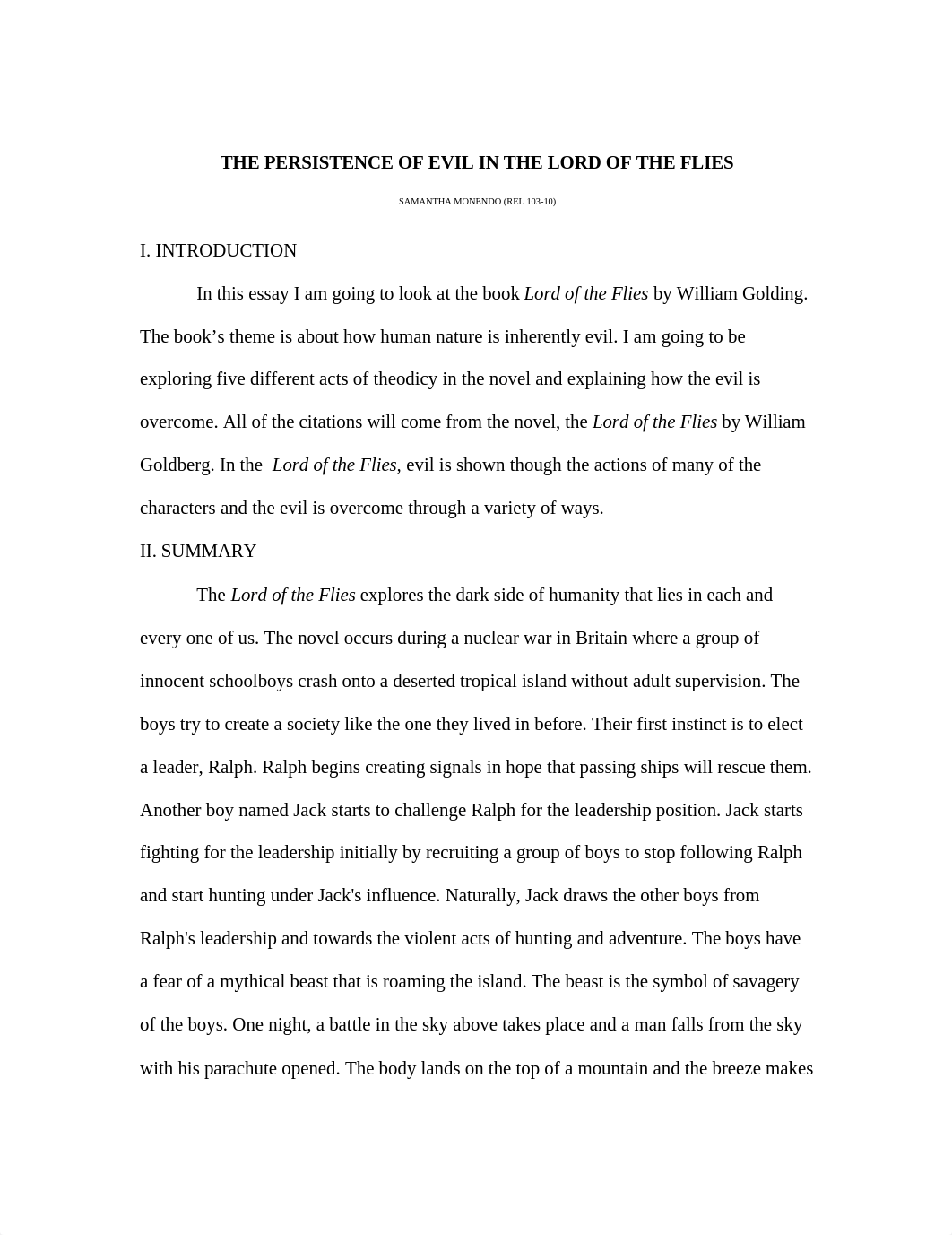 THE PERSISTENCE OF EVIL IN THE LORD OF THE FLIES.docx_dx87h7a5h3p_page1