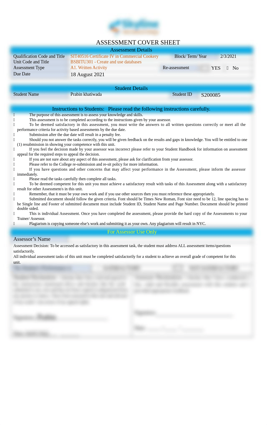 BSBITU301_Assessment 1_Written Activity (1).docx_dx8cjdbi7ev_page1