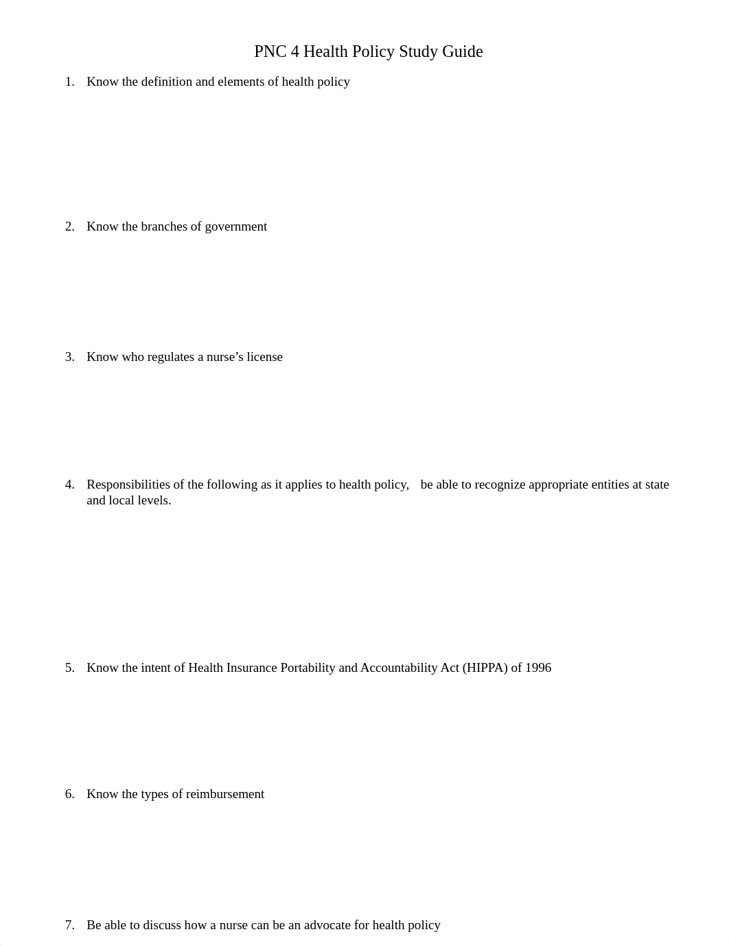 PNC 4 Health Policy Study Guide.docx_dx8g2n2h7k6_page1