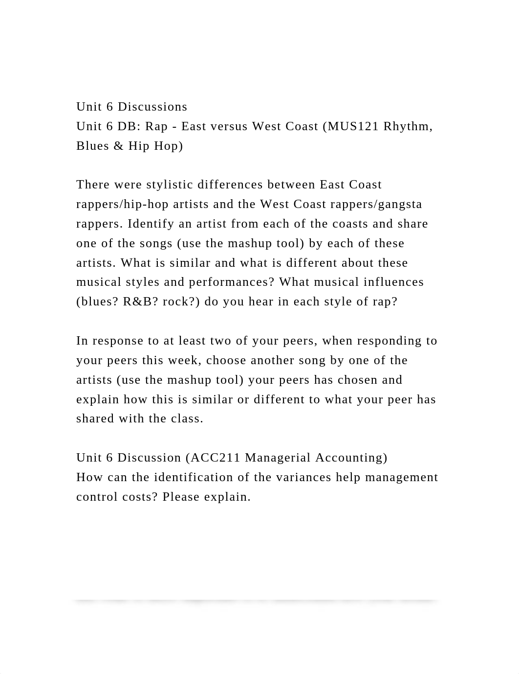 Unit 6 DiscussionsUnit 6 DB Rap - East versus West Coast (MUS12.docx_dx8vou4av5i_page2