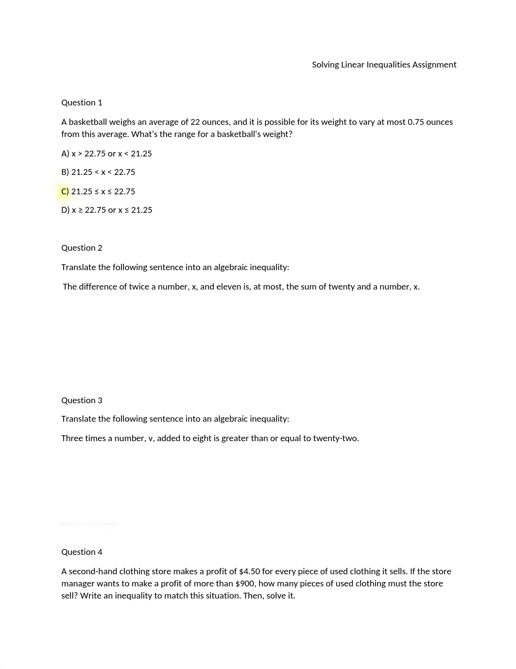 Solving Linear Inequalities Assignment (1).docx_dx90o8xyw3m_page1