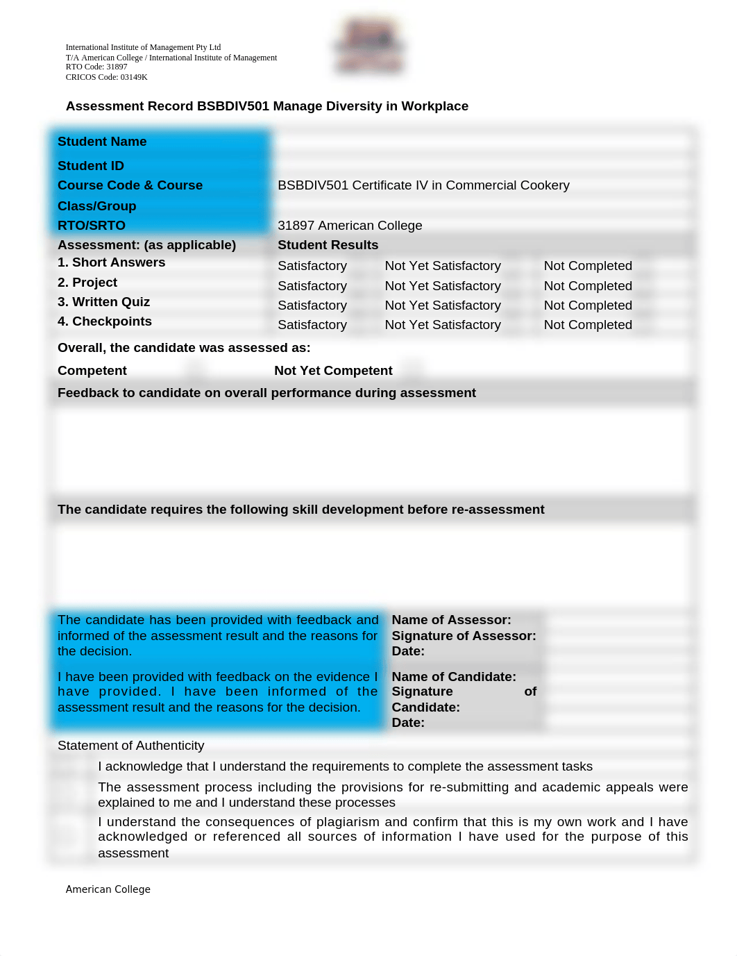 BSBDIV501 Manage Diversity in Workplace.docx_dx9c8ujo2c1_page1