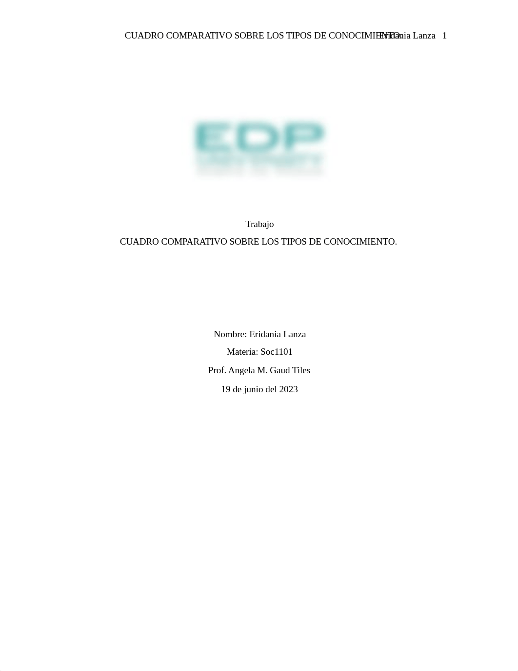 CUADRO COMPARATIVO SOBRE LOS TIPOS DE CONOCIMIENTO-Eridania Lanza.docx_dx9nnixwv92_page1