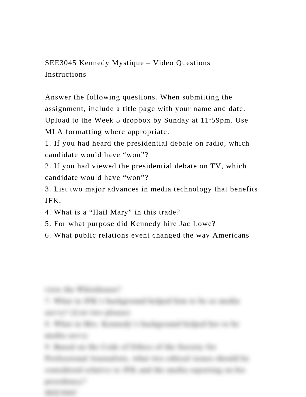 SEE3045 Kennedy Mystique - Video QuestionsInstructionsAnswer.docx_dxab7q8iu2x_page2