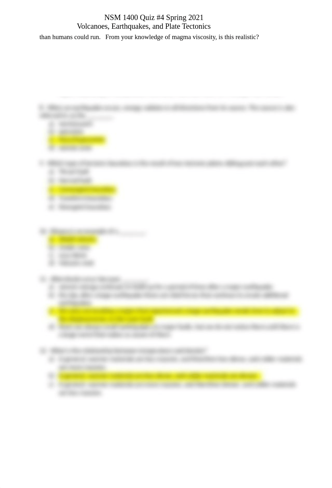 Spring 2021 Quiz #4 - Volcanoes - Earthquakes - Plate Tectonics Spring 2021 copy.docx_dxb8e53upuy_page2