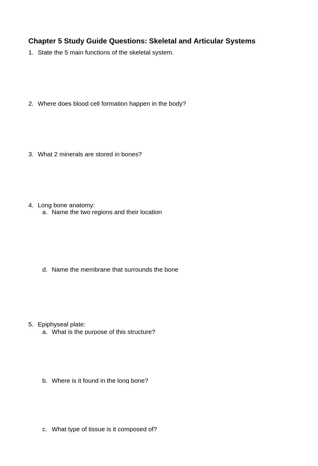 07 - Skeletal and Articular STUDENT study questions.docx_dxbdzqwyry2_page1