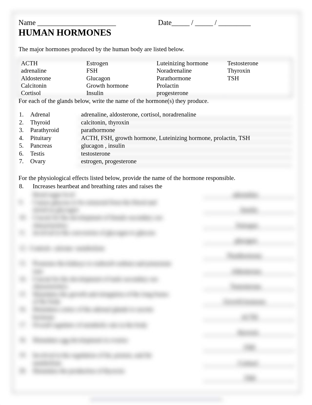 A&P Human Hormone Wksht Answers.pdf_dxbnncuv5q3_page1