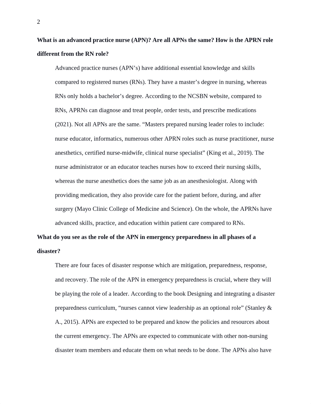 Disaster Preparedness and the APN Interview copy.docx_dxc14webxvw_page2