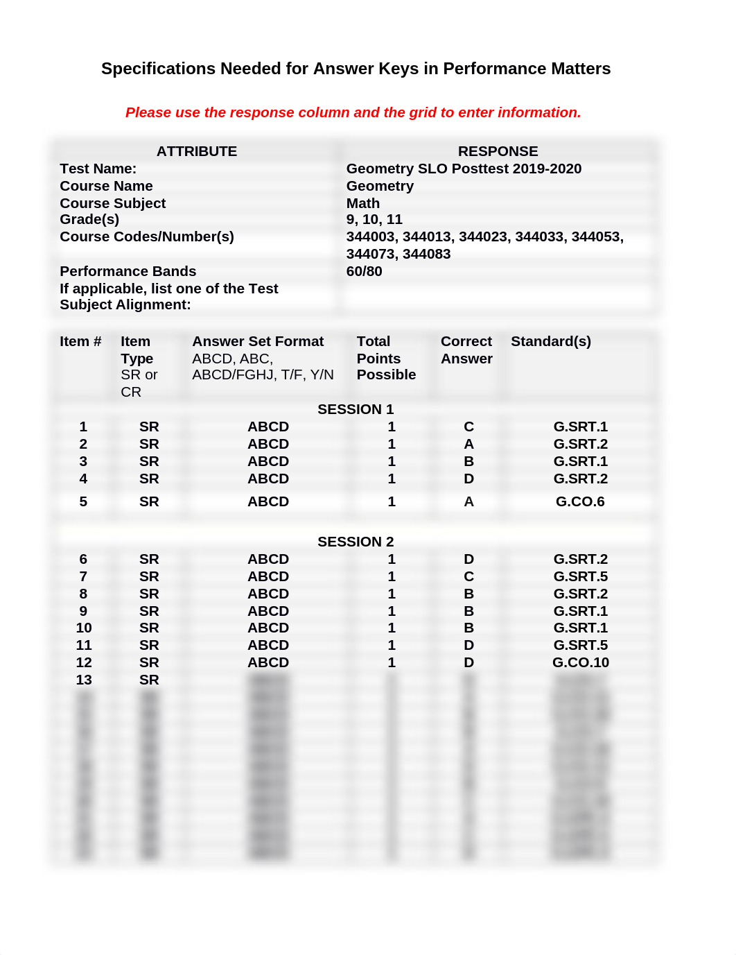 Geometry SLO Posttest 2019-2020 Performance Matters Specs FARAH.docx_dxcda1fyz6y_page1