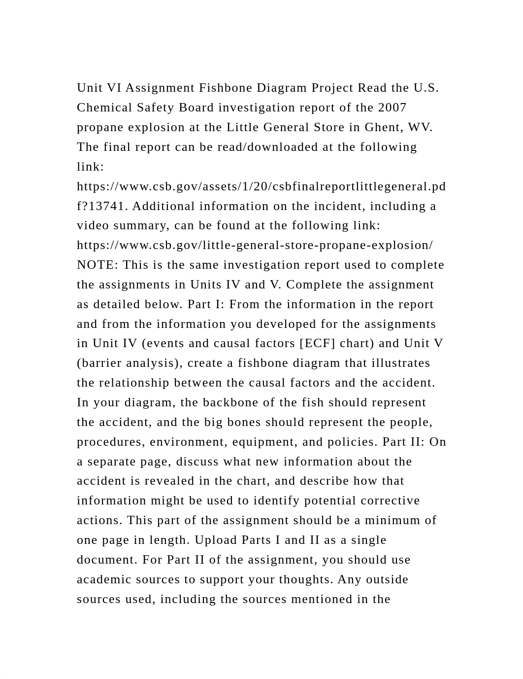 Unit VI Assignment Fishbone Diagram Project Read the U.S. Chemical S.docx_dxci0c17j48_page2