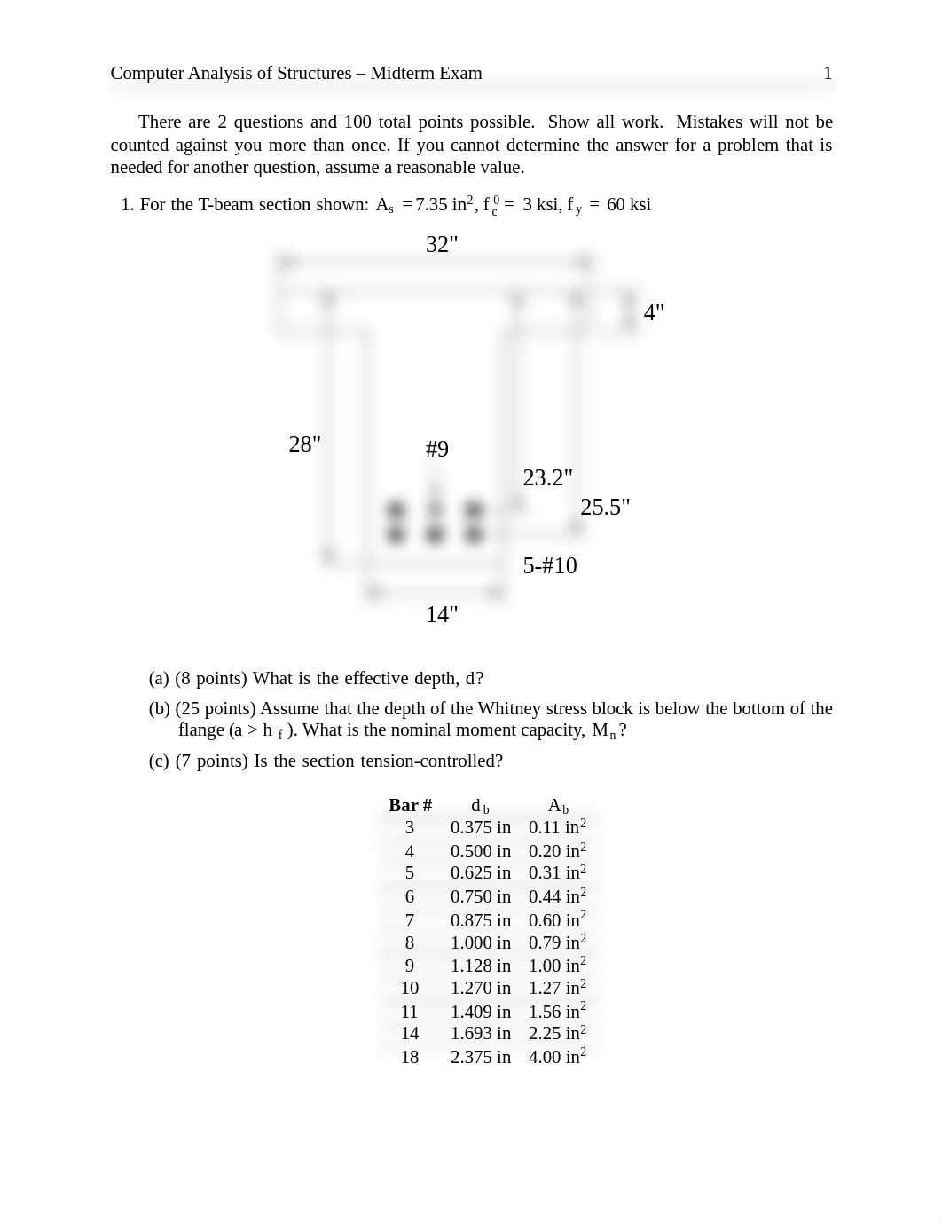 Exam on Computer Analysis of Structures_dxcp07hh79q_page1