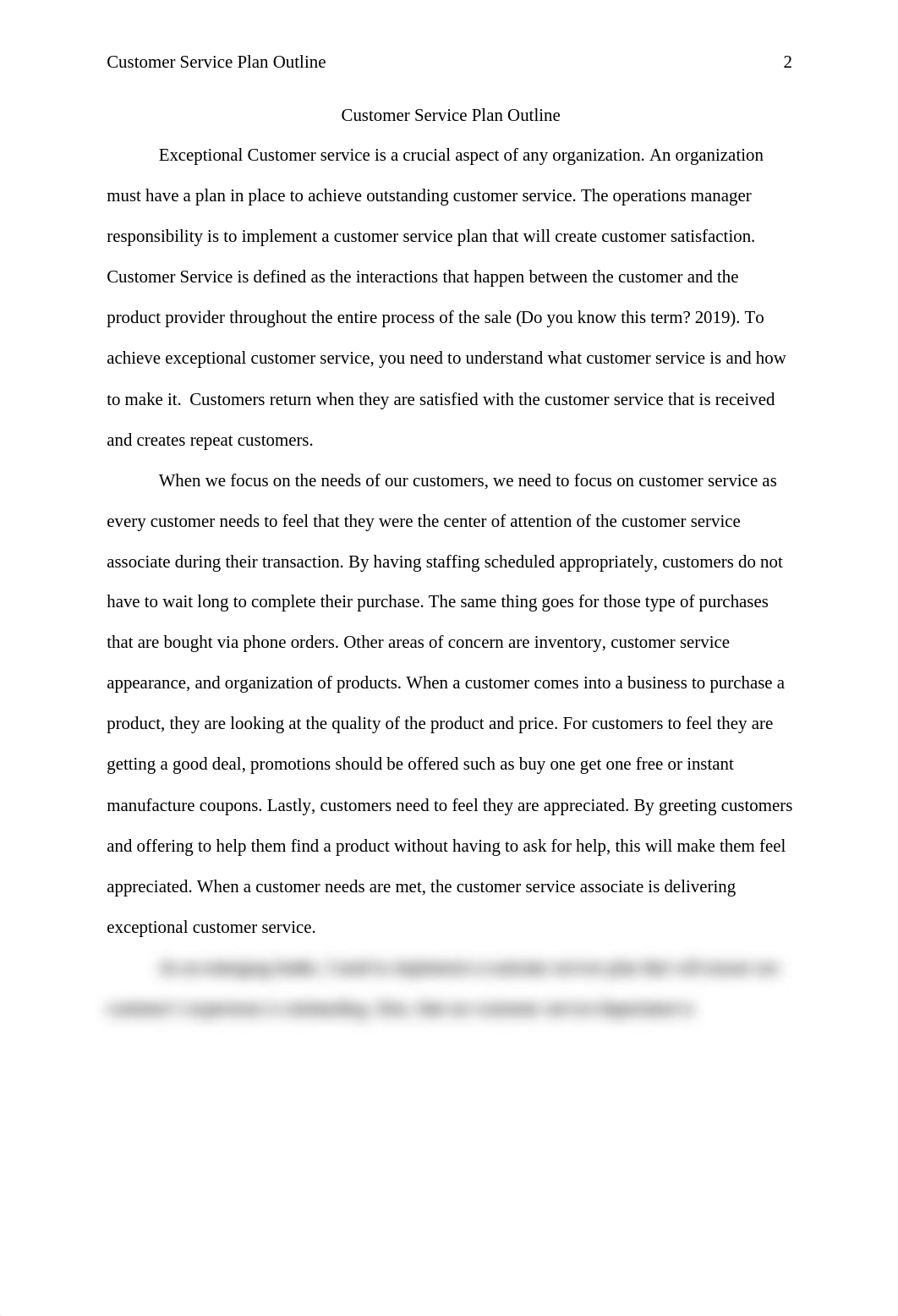 Seasley_deliverabal 3_Customer Service Plan Outline_042419.docx_dxcswegqkmy_page2