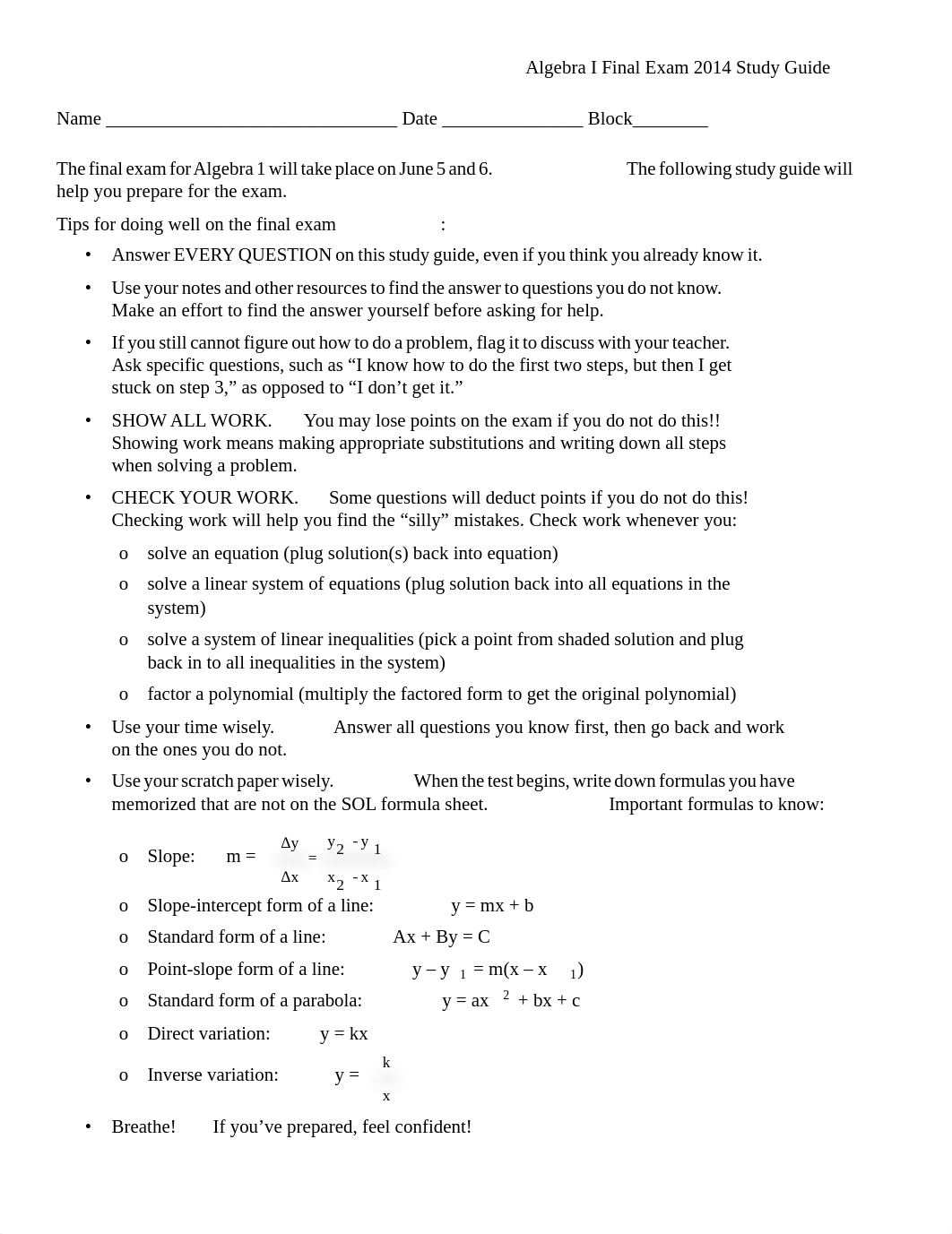 Algebra 1 Final Exam 2014 STUDY GUIDE.pdf_dxd0gdquzw7_page1