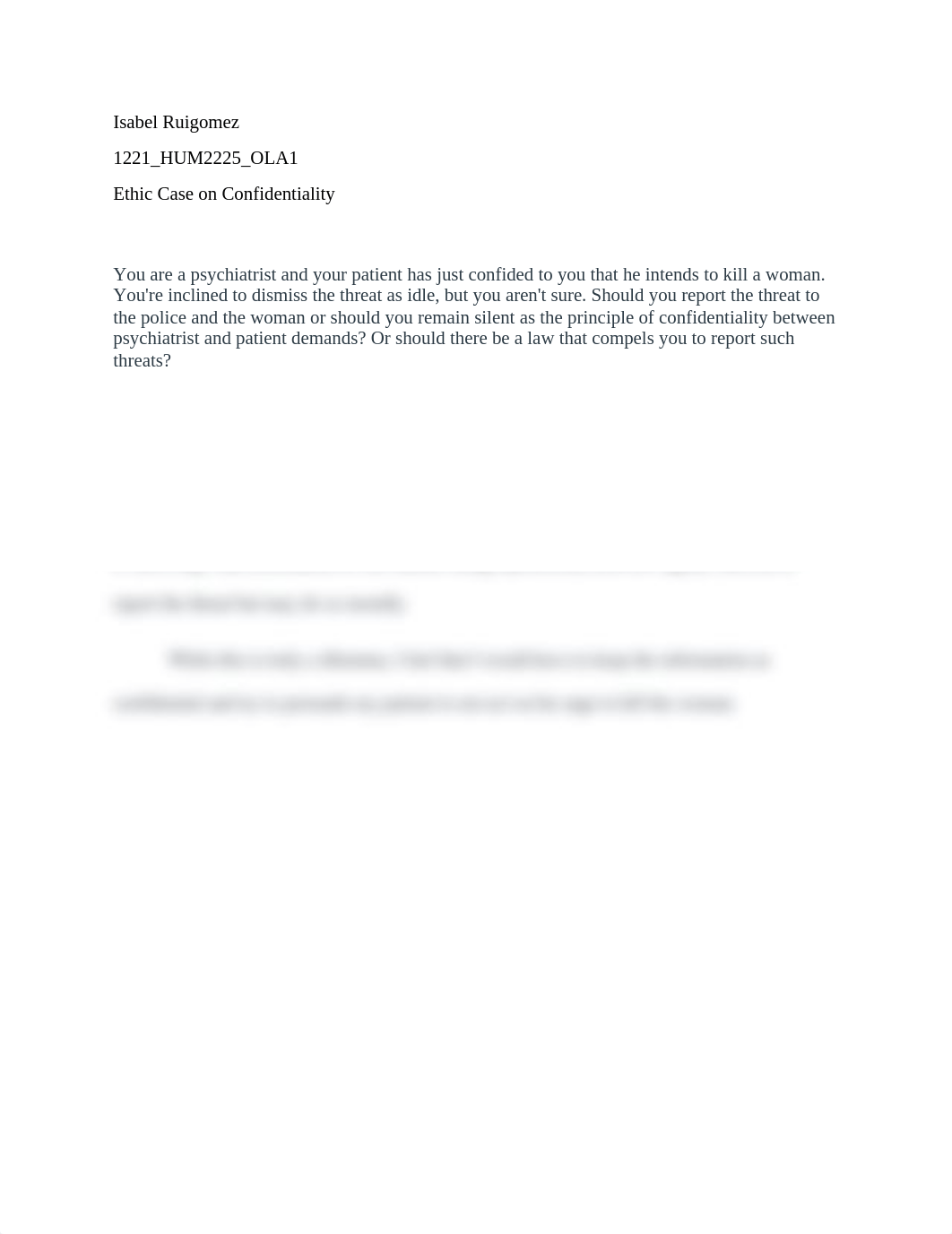 Ethic Case Study on Confidentiality.docx_dxdlh39io11_page1