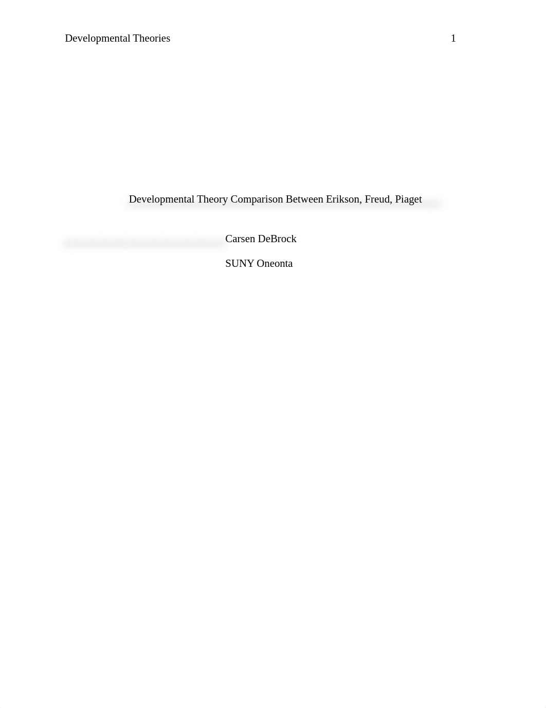 Developmental Theory Comparison Between Erikson, Freud, Piaget.docx_dxdm8pyrooh_page1