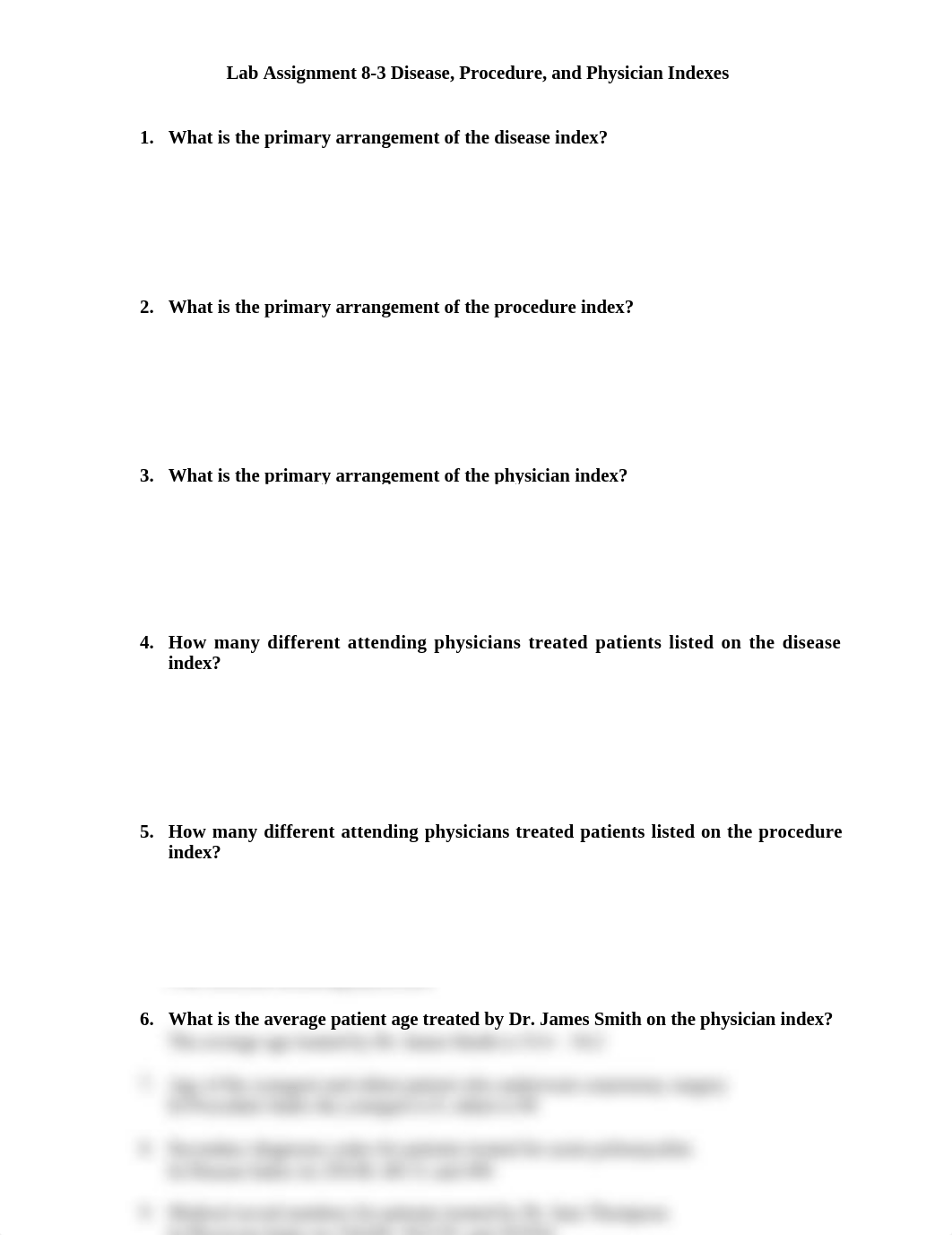 Lab Assignment 8-3 Disease, Procedure, and Physician Indexes.docx_dxdos88eolm_page1