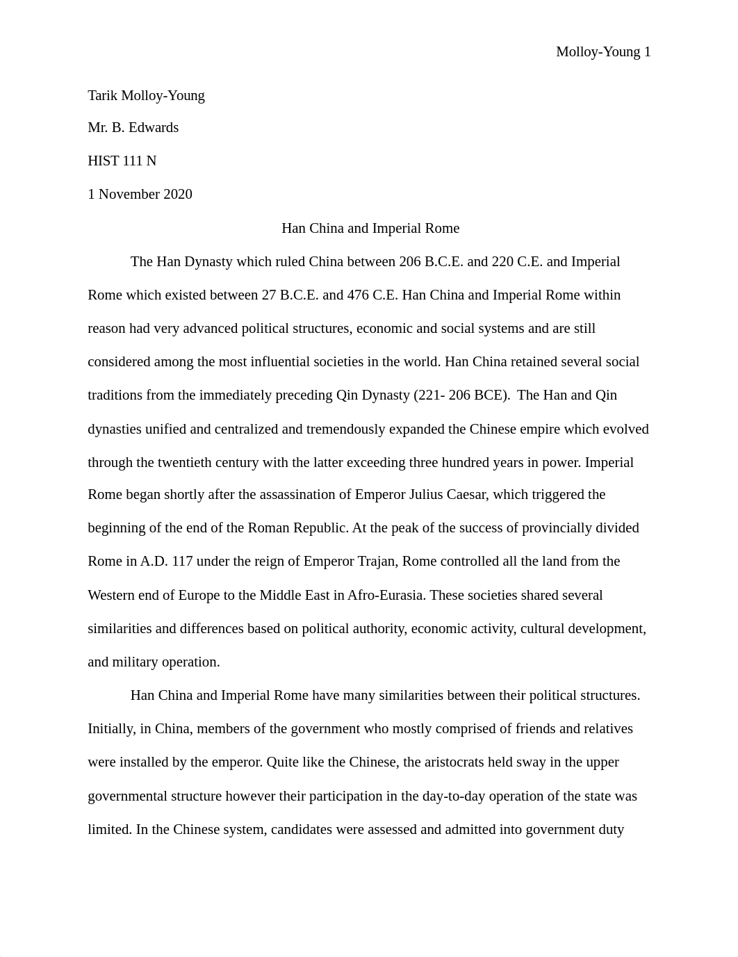 Hans China and Imperial Rome Essay.docx_dxdtbthbe3l_page1