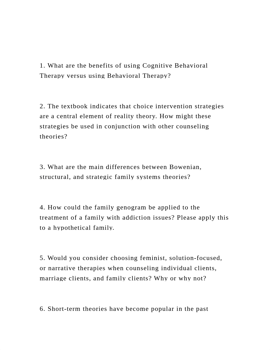 1. What are the benefits of using Cognitive Behavioral Therapy v.docx_dxdvw4yrw69_page2