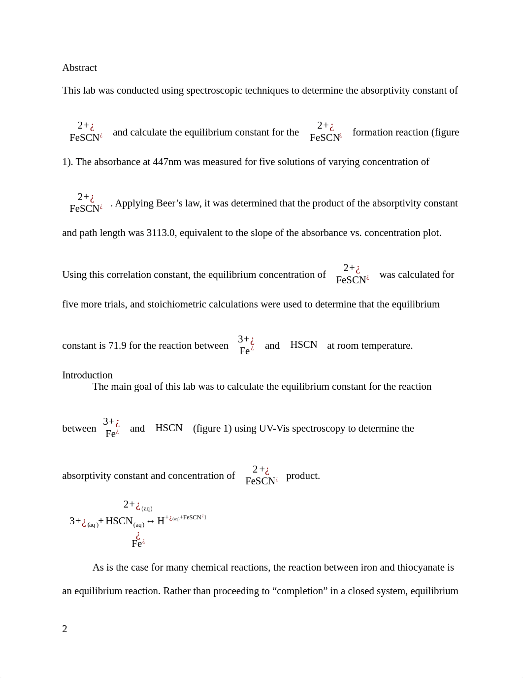 Determination of Equilibrium Constant Lab .docx_dxe32flzemc_page2