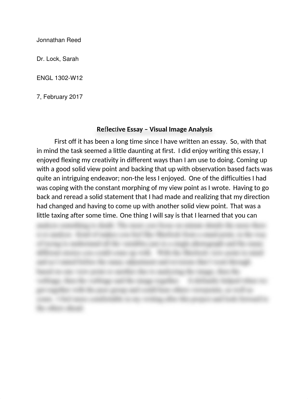 reflective essay - visual image analysis.docx_dxe83tcwk3m_page1