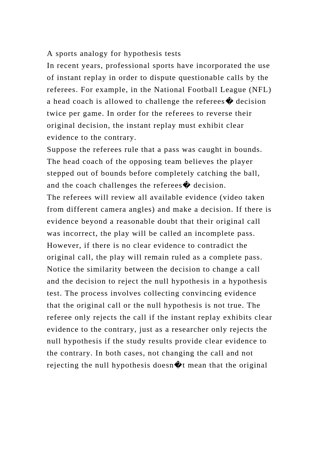 A sports analogy for hypothesis testsIn recent years, professional.docx_dxeak41o96q_page2