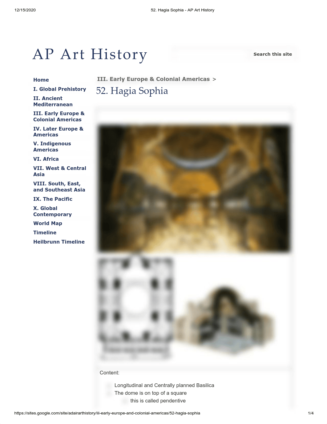 52. Hagia Sophia - AP Art History.pdf_dxeu8yrvbpg_page1