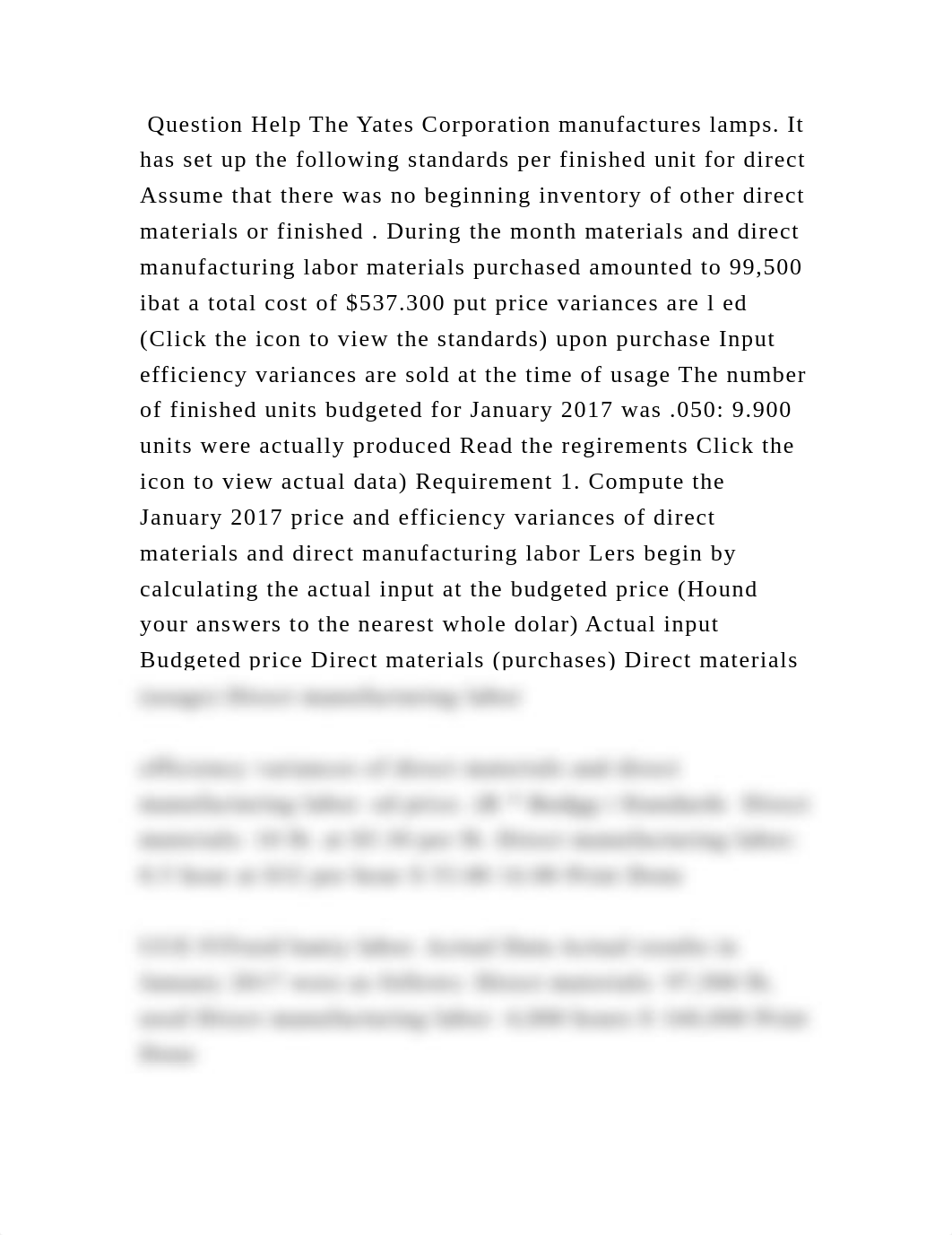 Question Help The Yates Corporation manufactures lamps. It has set up.docx_dxexx96ac0h_page2