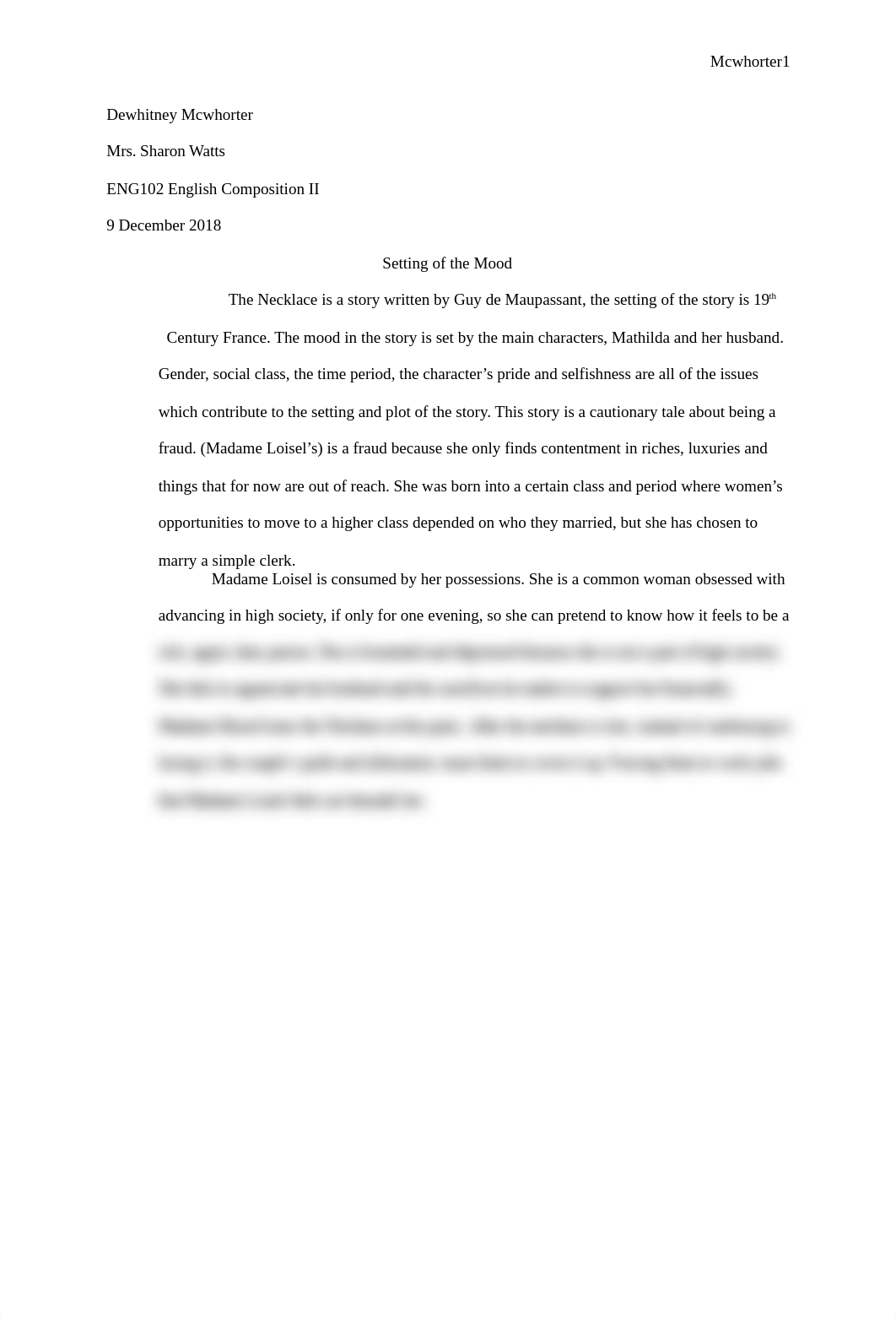 Documented literary analysis Essay The Necklace.docx_dxf3zfltxkw_page1