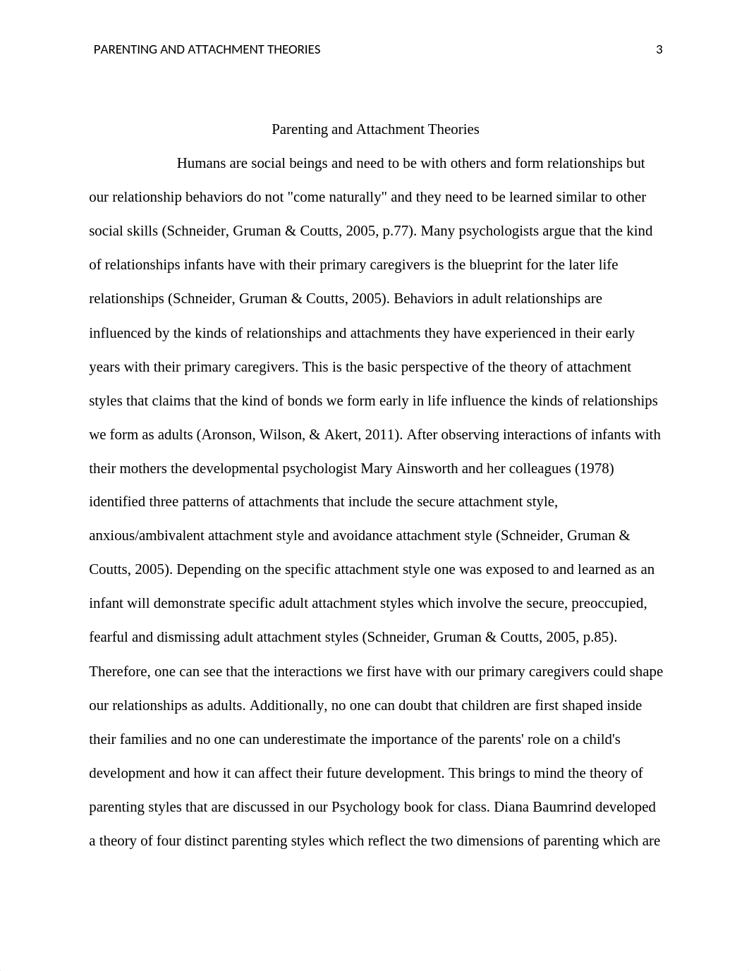 Parenting and Attachment Theories Paper #4_dxf8039icv2_page3