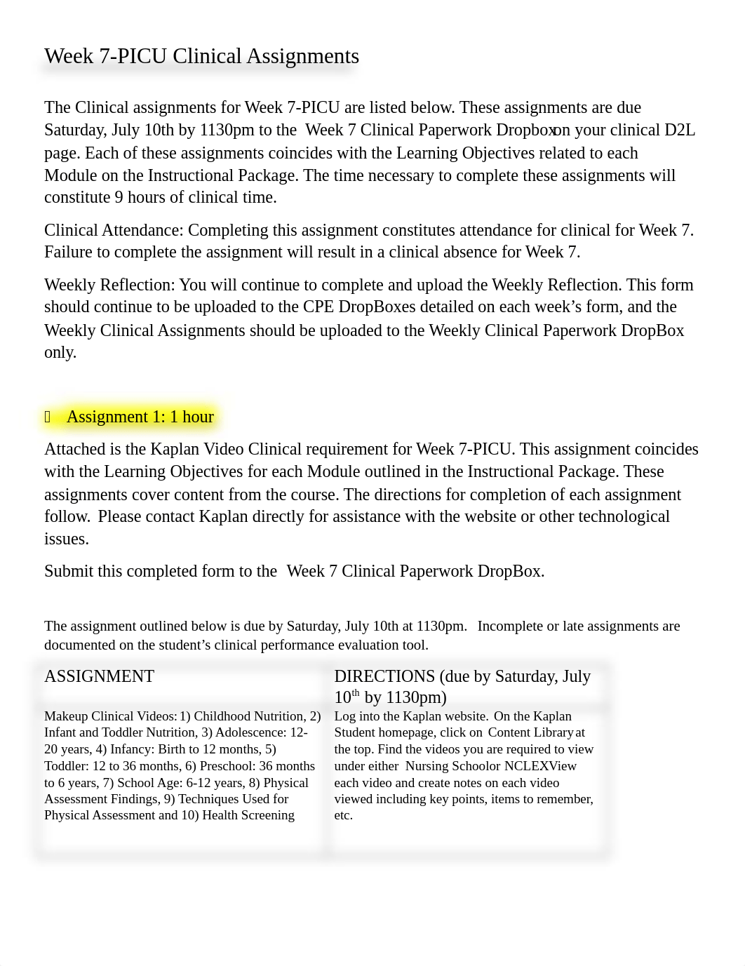 Week 7-PICU Clinical Assignments.docx_dxfc0fcqvht_page1