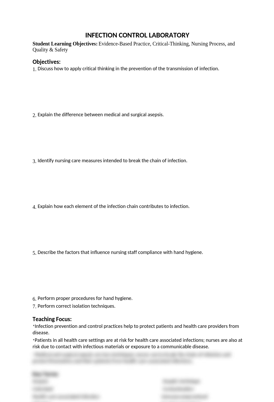 ANSWERS Infection Control Lesson Plan- Student-2.docx_dxfrt9zgty4_page1