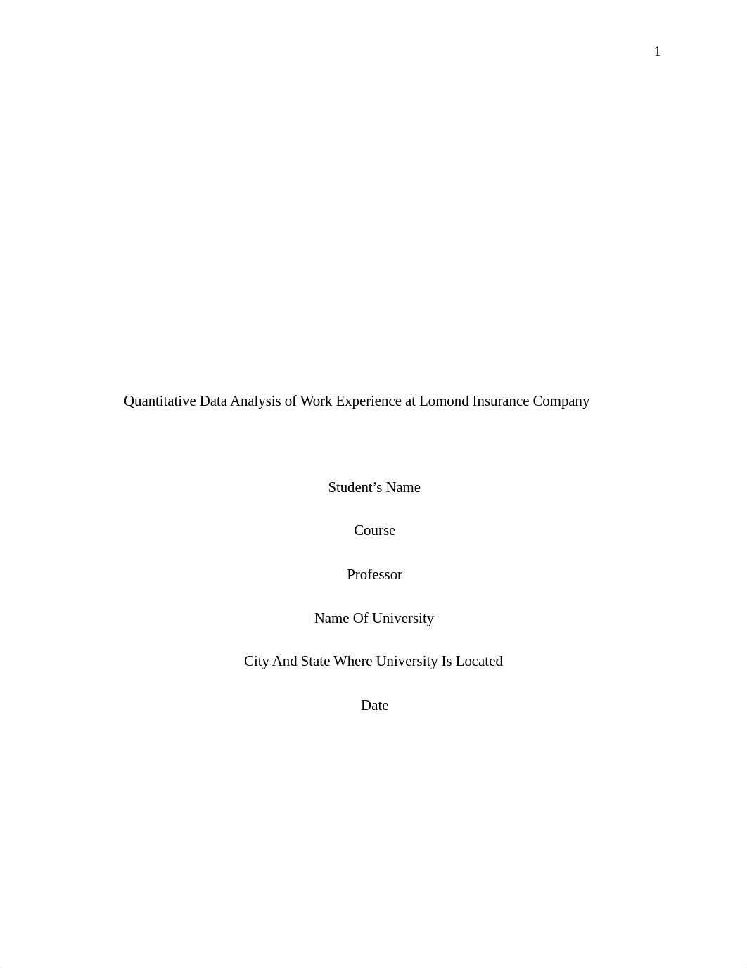 Quantitative Data Analysis of Work Experience at Lomond Insurance Company.docx_dxfv8x2cnxw_page1