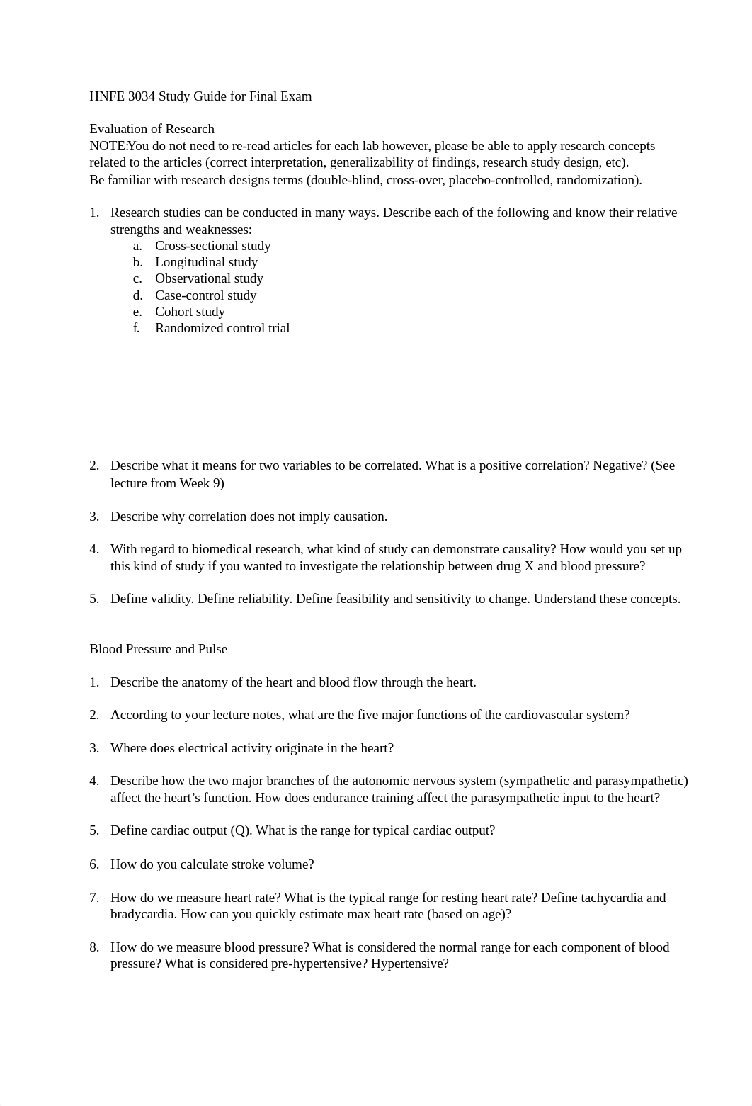 HNFE 3034 Study Guide for Final Exam.docx_dxfyk7bq17o_page1