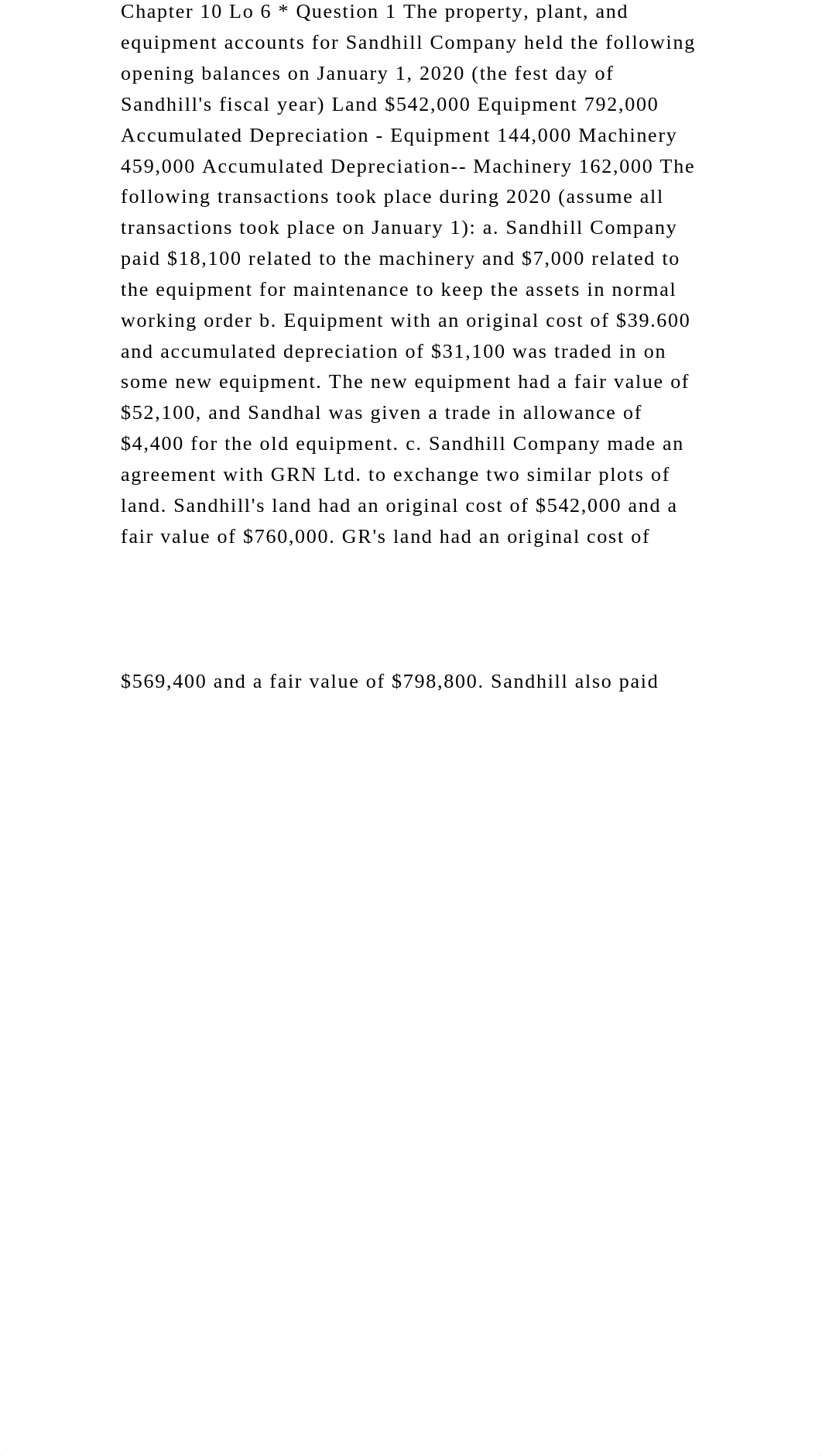 Chapter 10 Lo 6  Question 1 The property, plant, and equipment .docx_dxg2itva1ny_page2