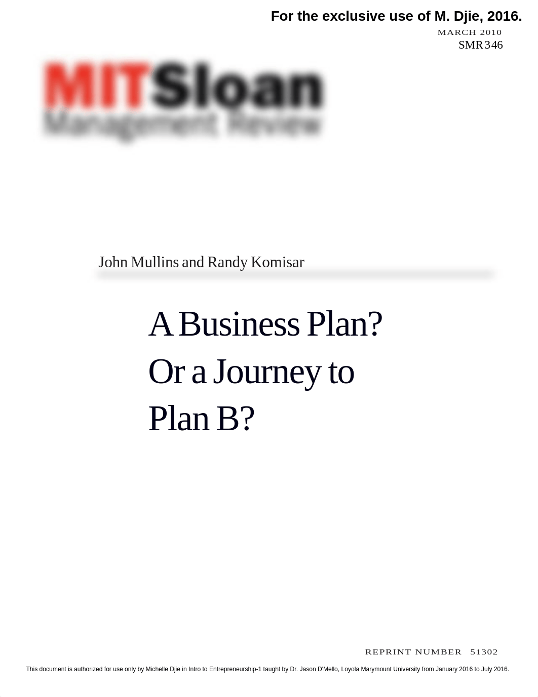 A Business Plan? Or a Journey to Plan B?_dxgdd4gs85a_page1