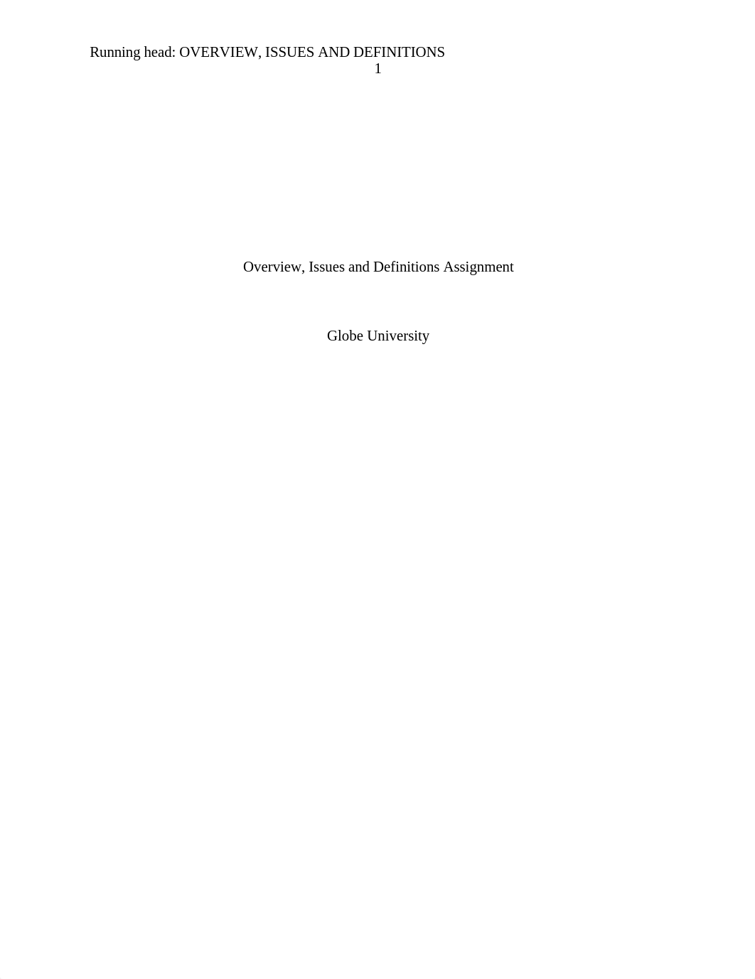 Overview, Issues and Definitions Assignment_dxghtfwqwz7_page1