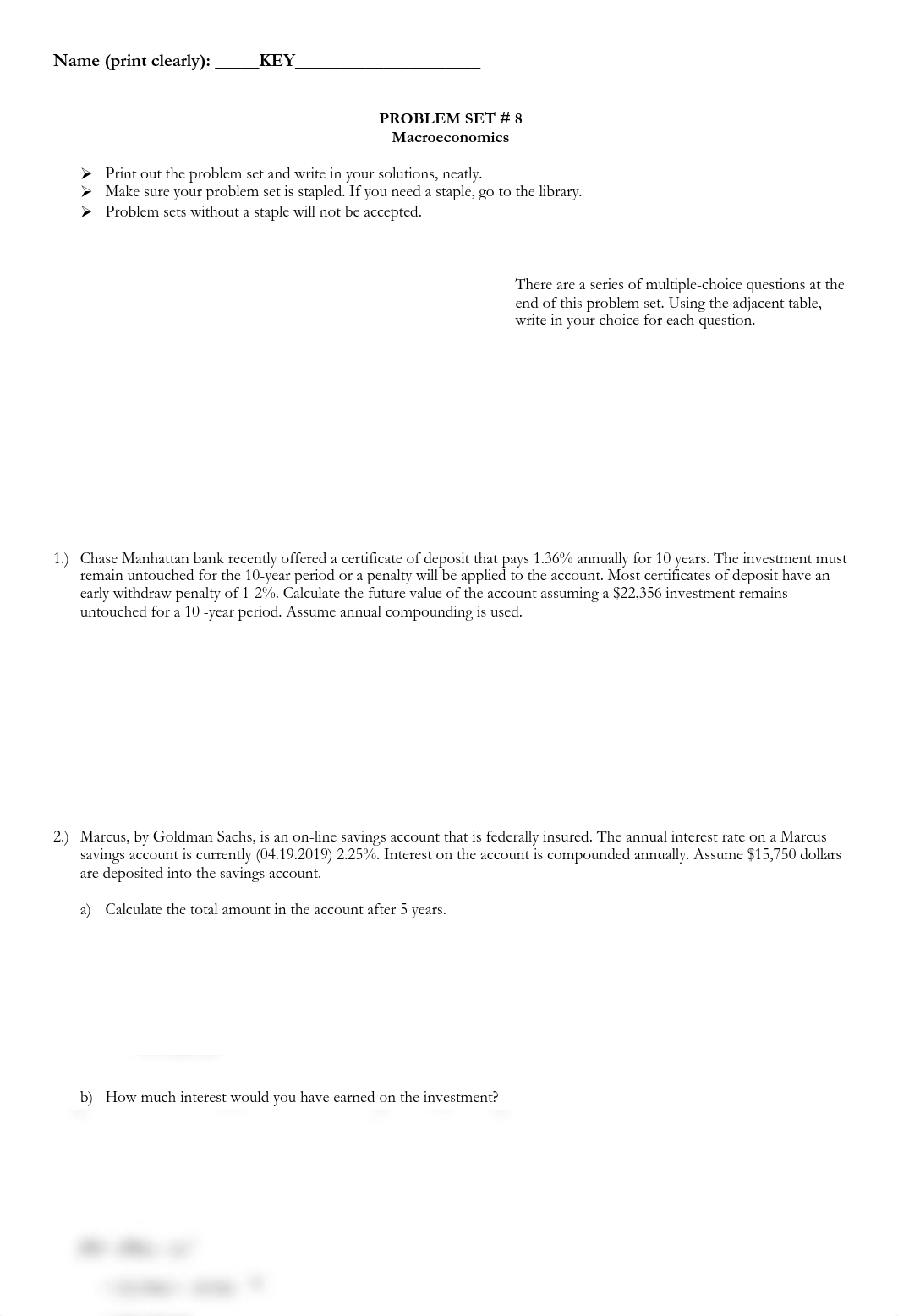 Macro Problem Set # 8 KEY spring 2019.pdf_dxgnjjv2tru_page1